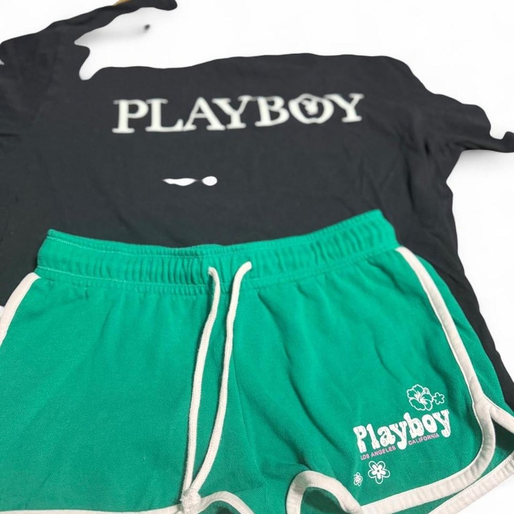 Playboy shorts and shirt set